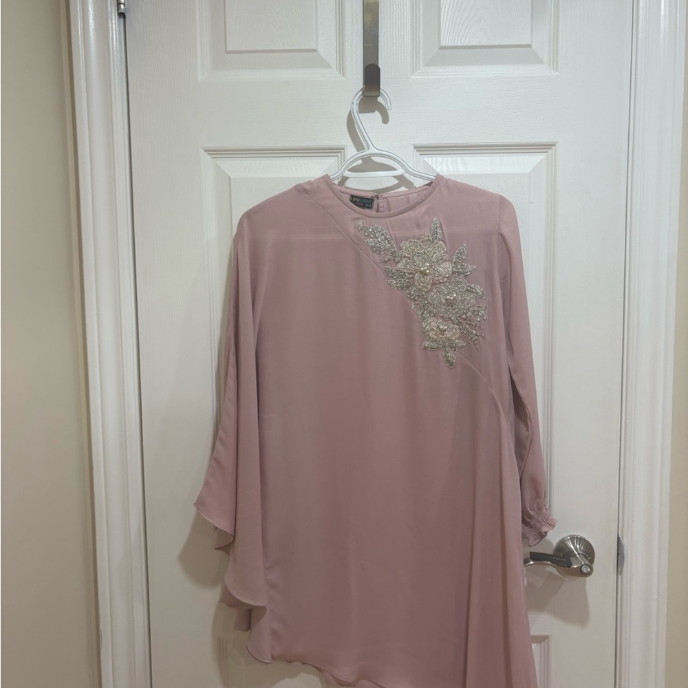 Limelight Blush Pink Floral Embellished Blouse